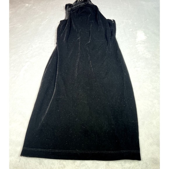 Cosmopolitan Dress The Population Women S Black Velvet Bellamy One Shoulder Mini - Picture 2 of 13